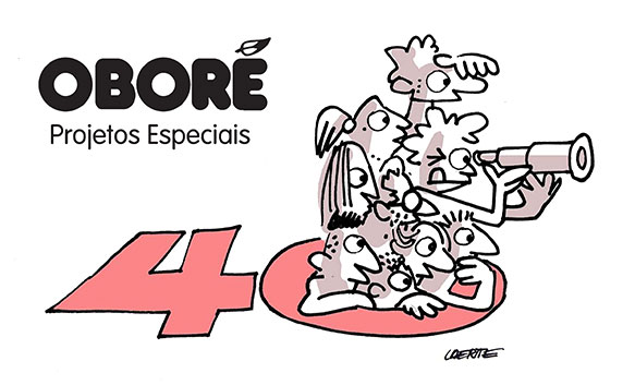 OBORÉ - Projetos Especiais 40 anos: ilustração de Laerte