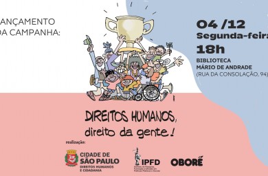 Foto: Rede de serviços de direitos humanos disponível à população paulistana é tema de campanha educativa com desenhos da cartunista Laerte